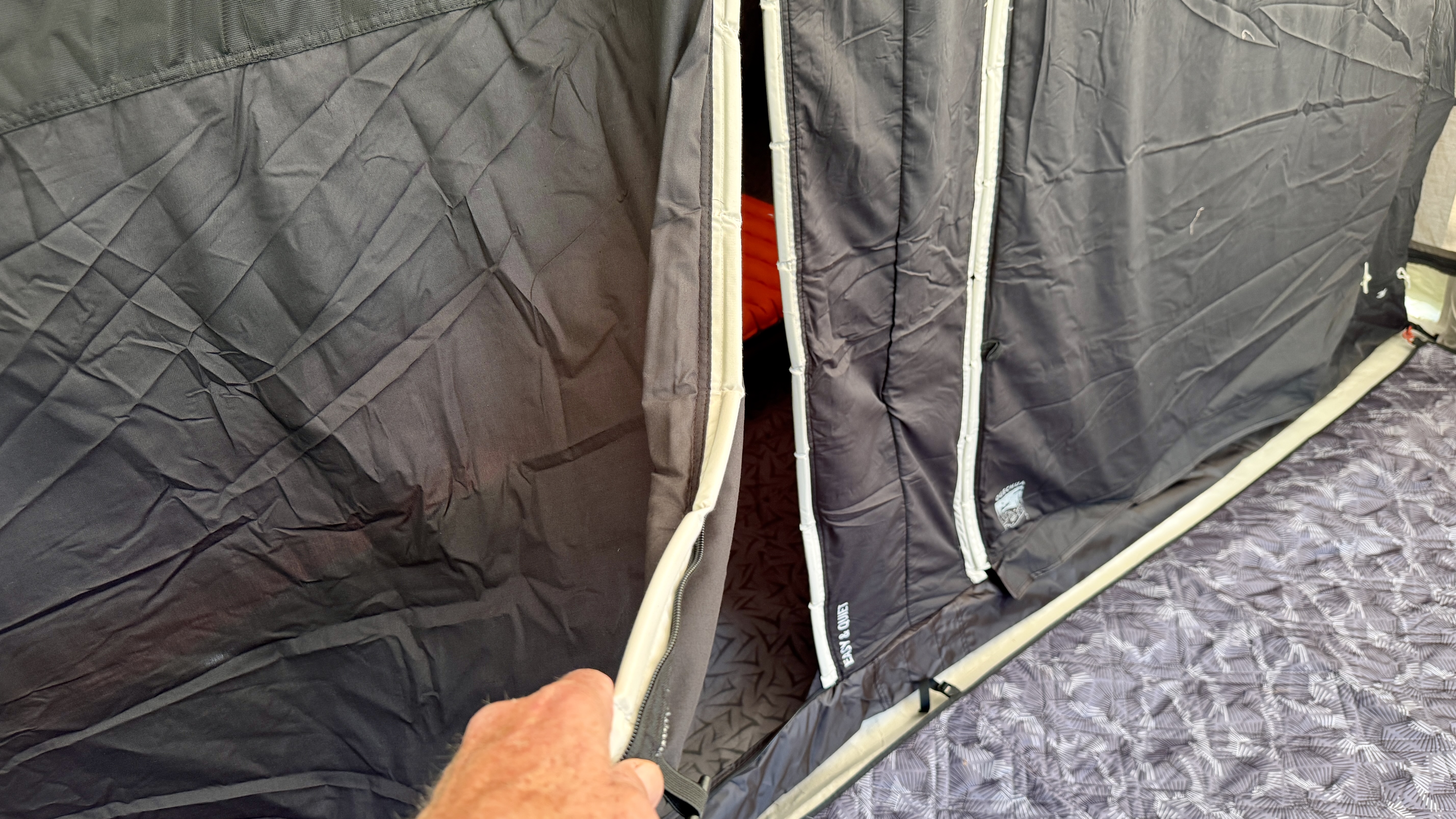 Quechua Air Seconds 4.2 Polycotton tent test and review