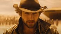 Aaron Taylor-Johnson stoically looks out from under his cowboy hat in The Fall Guy.
