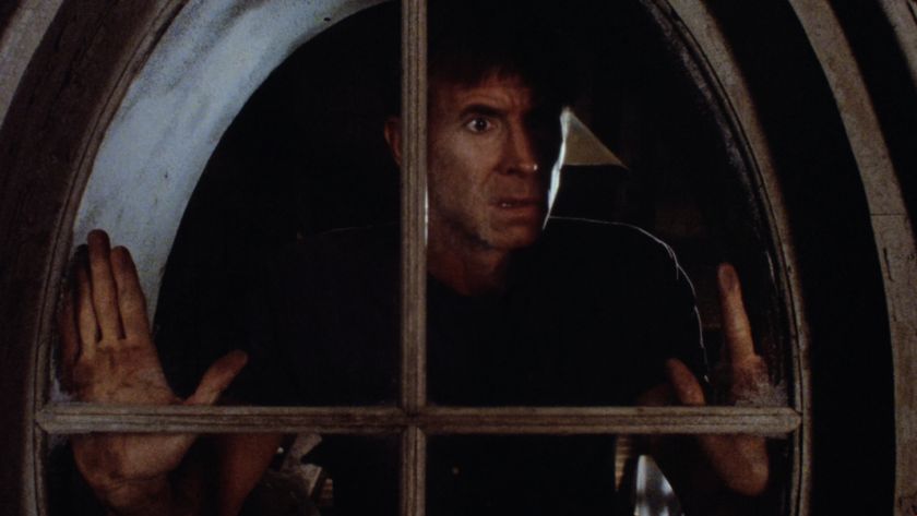 Anthony Perkins&#039;s Norman Bates stuck in the attic in Psycho II (1983). 