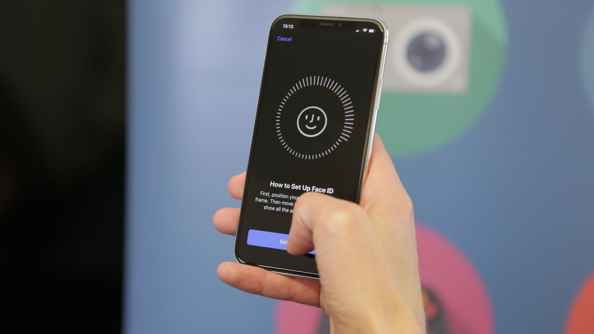 Set up instantly asks you for your face