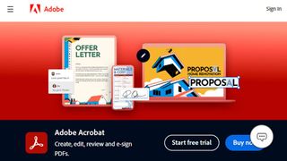 Adobe Acrobat website screenshot