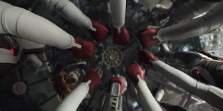 hands in in Avengers Endgame