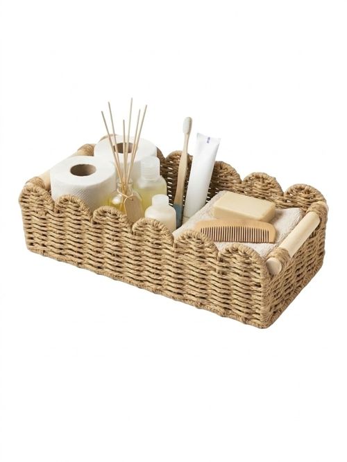 Scalloped Edge Storage Basket