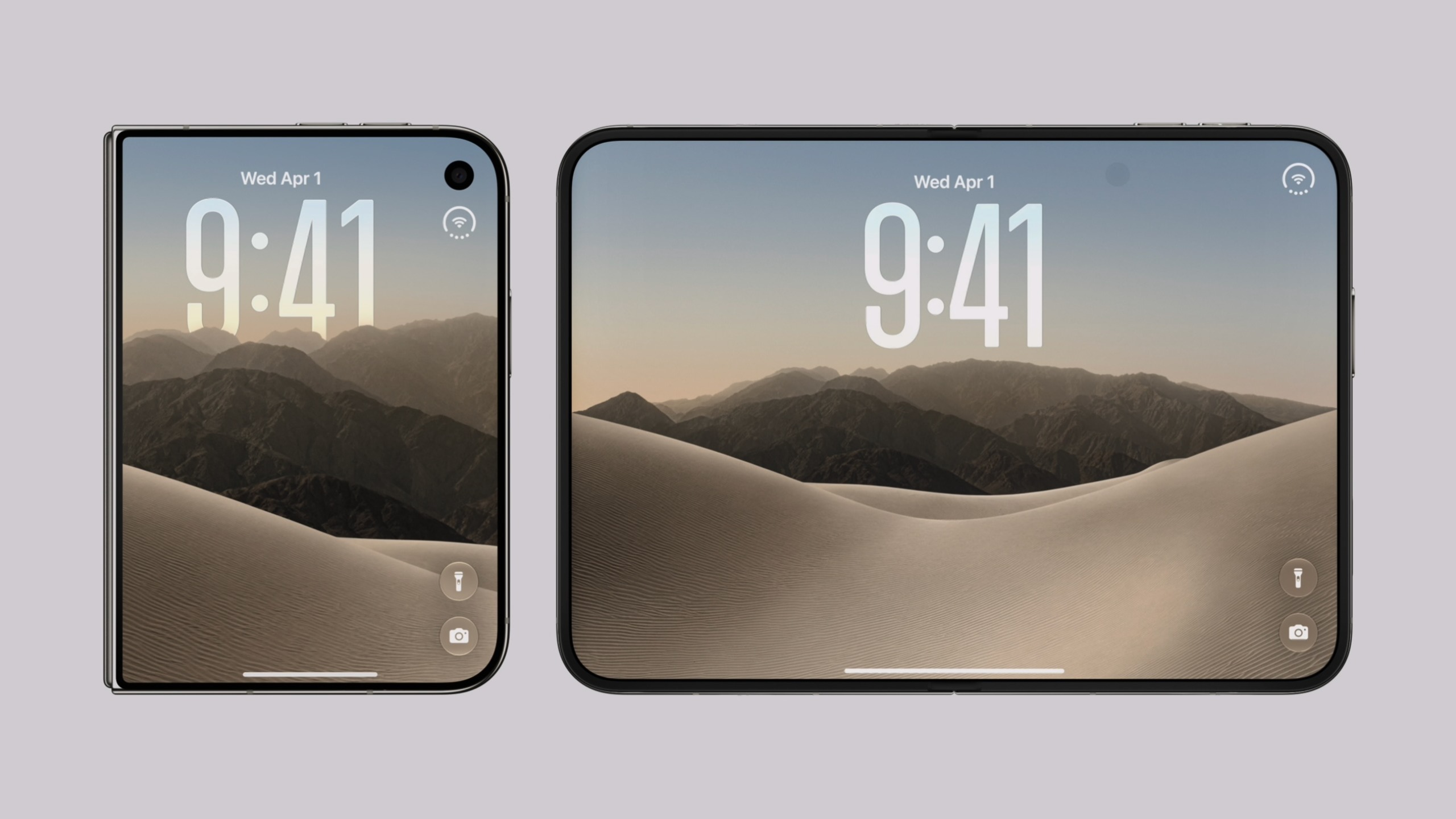 The iPhone Duo open and closed.
