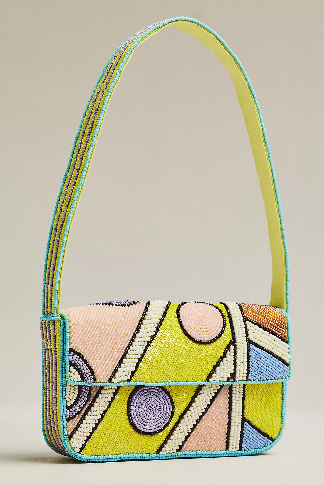 Fiona Beaded Bag: Geometric Edition