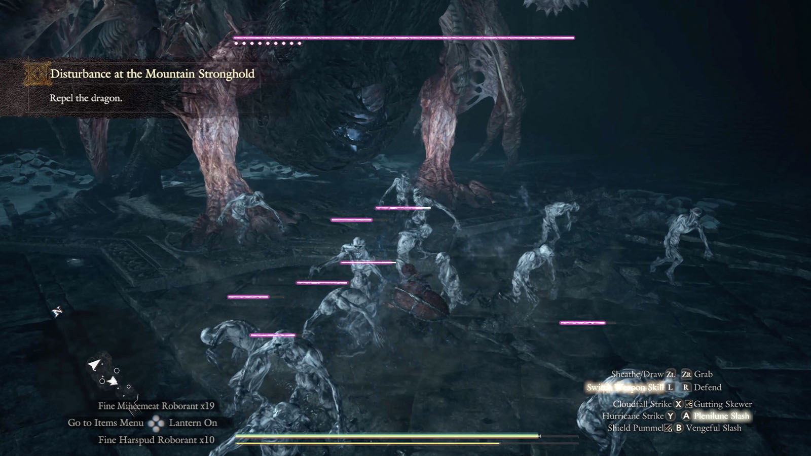 Fantasy game screens