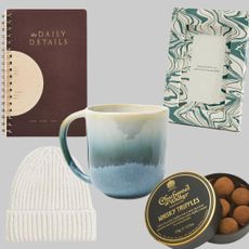 a selection of secret santa gifts from the article
