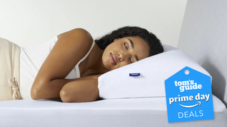 A woman sleeping on her side using the Casper Original Pillow