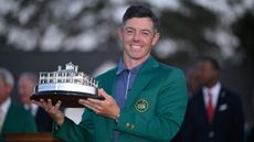 Rory McIlroy with The Masters trophy 
