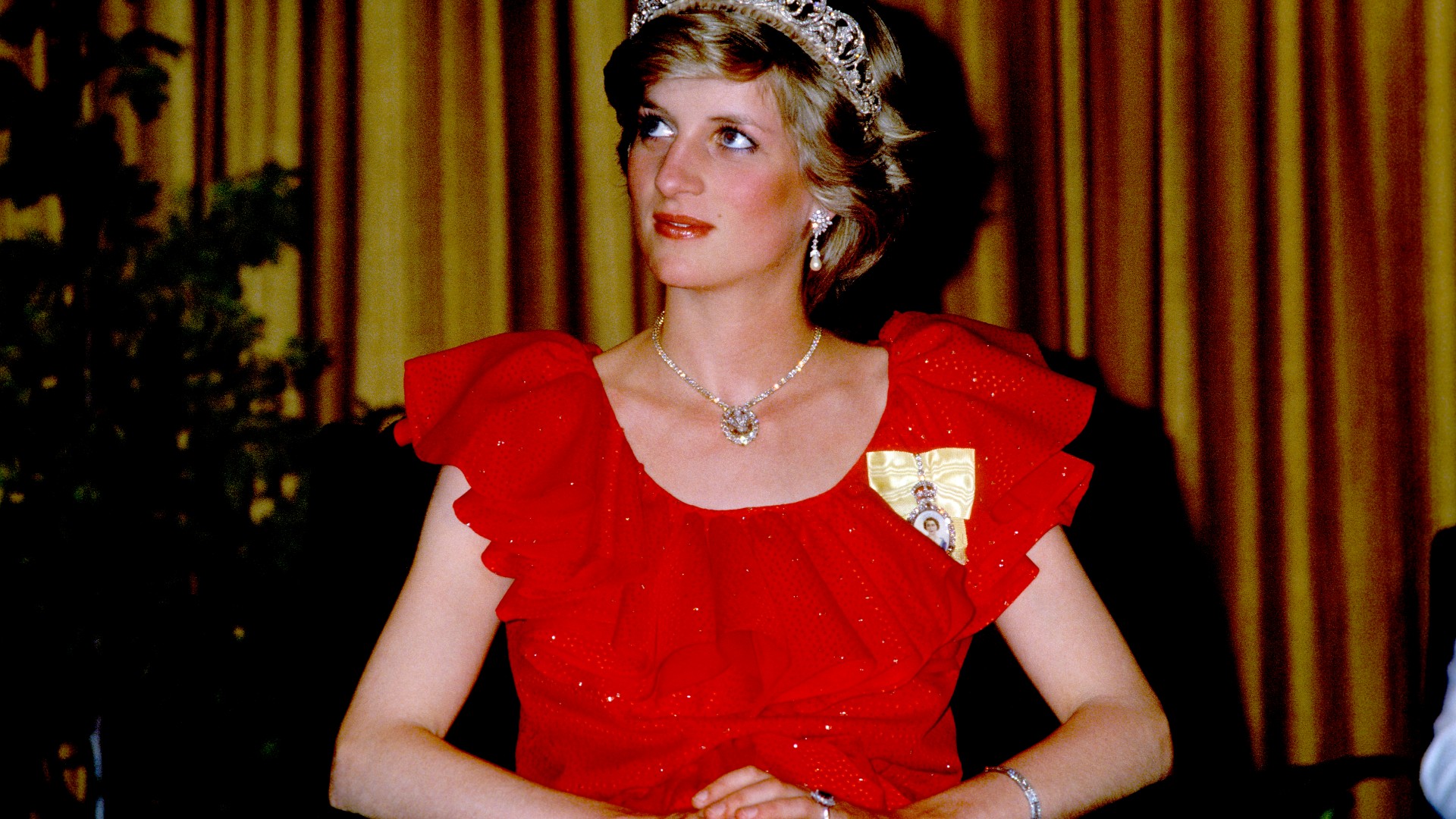 diana in red dress in australia