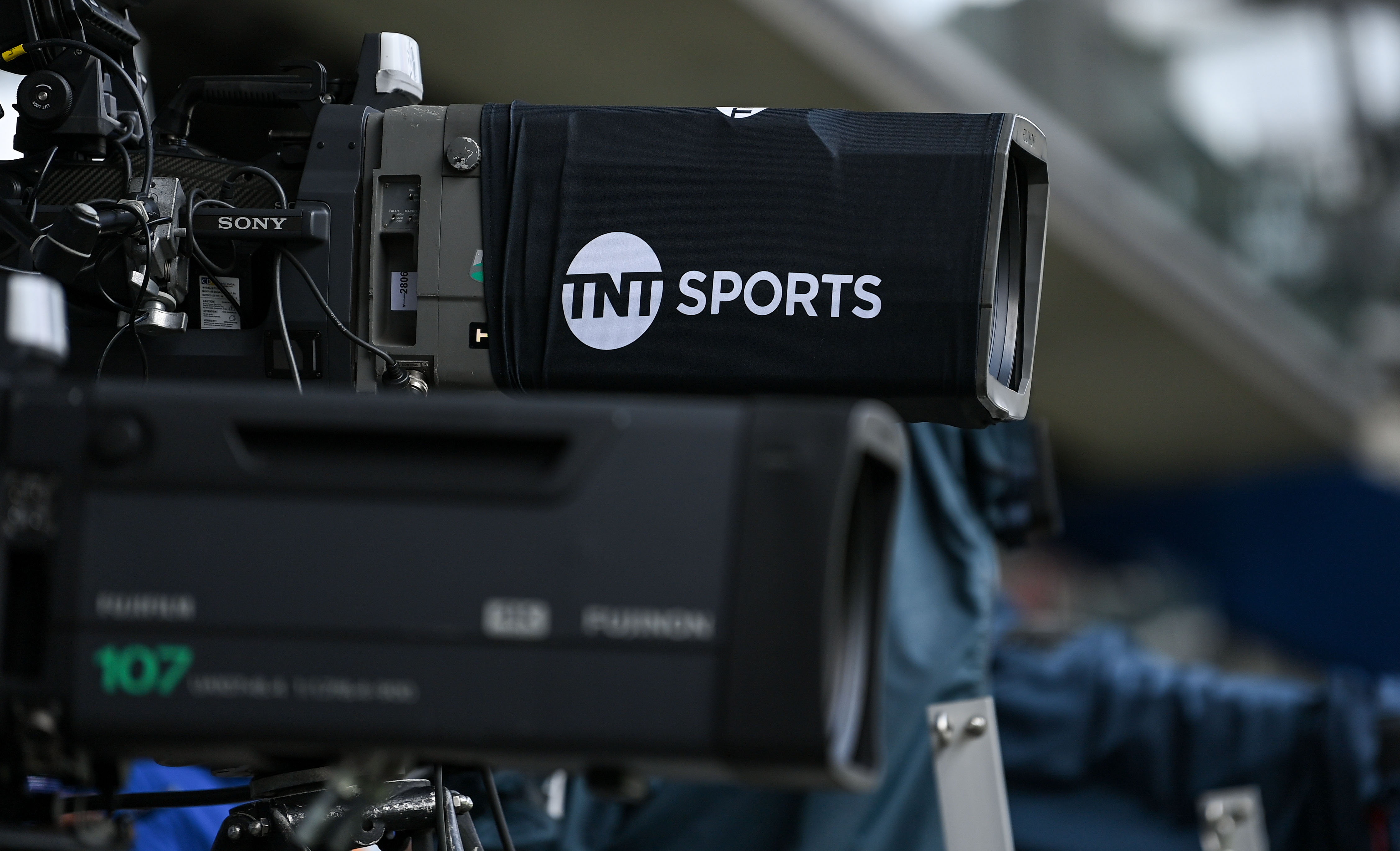 Ohio , United States - 29 June 2025; A TNT Sports branded television camera during the women&#039;s international friendly match between the USA and Republic of Ireland at TQL Stadium in Cincinnati, Ohio, USA. (Photo By Stephen McCarthy/Sportsfile via Getty Images)