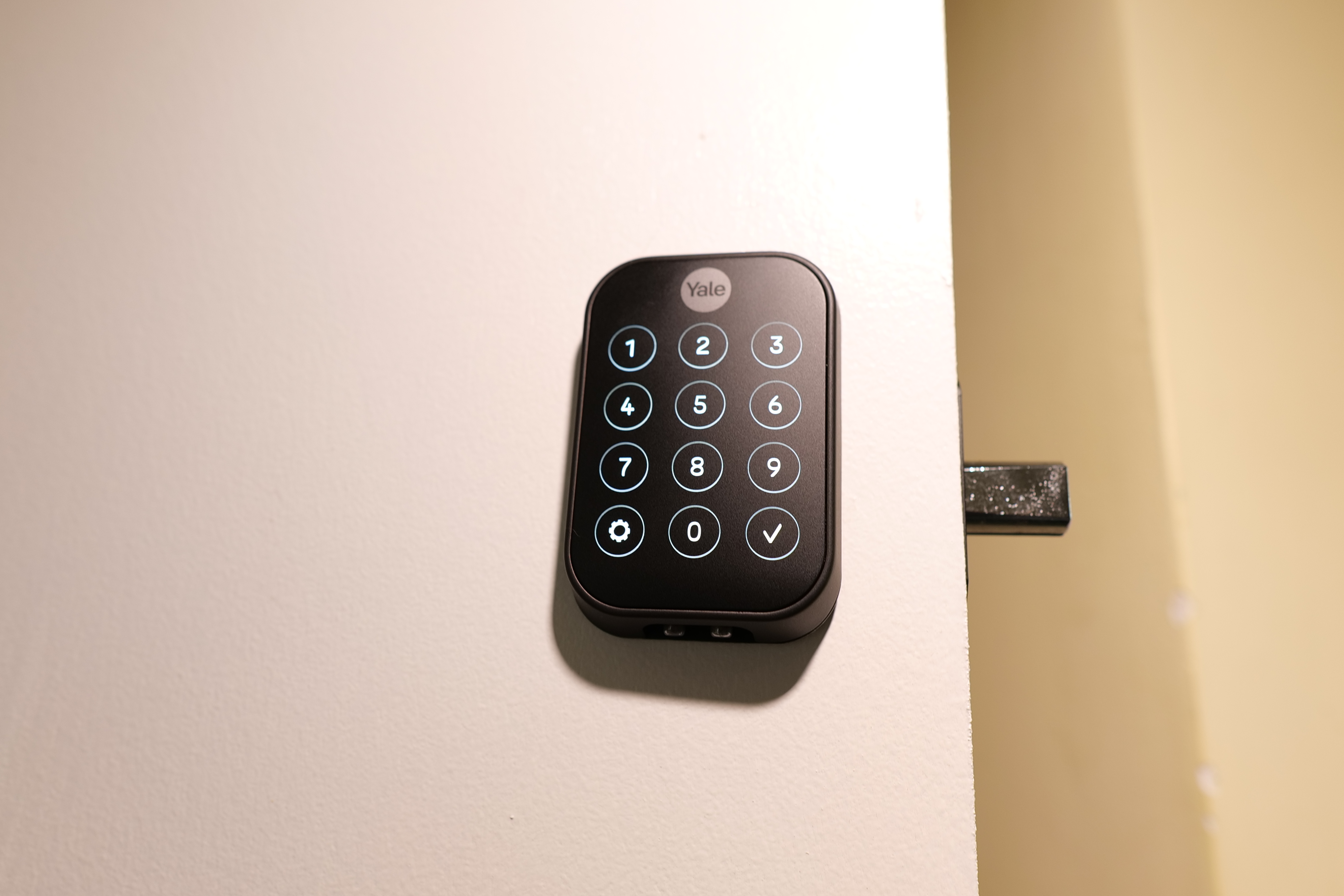 an image of the Yale Assure Lock 2 on a door