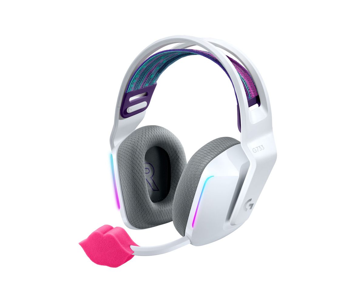 Logitech G733 White With Mic Cover Press