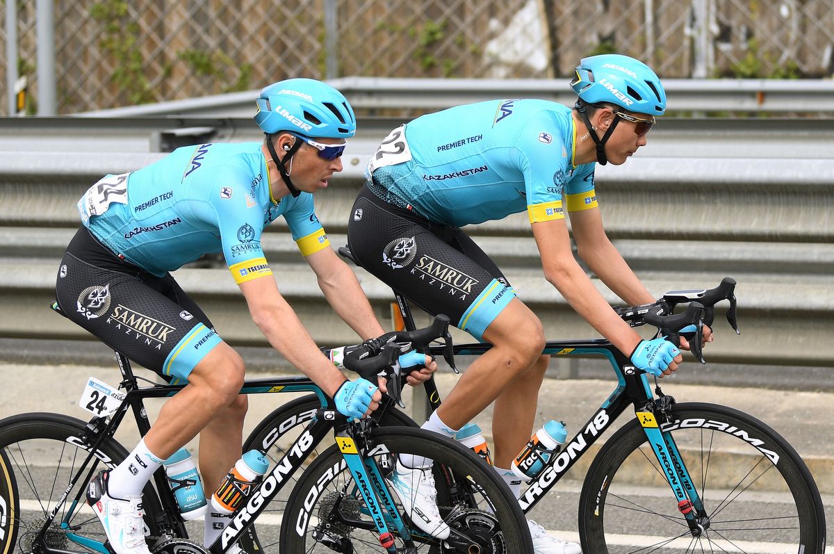 The Astana duo of Zhandos Bizhigitov and Sergei Chernetski