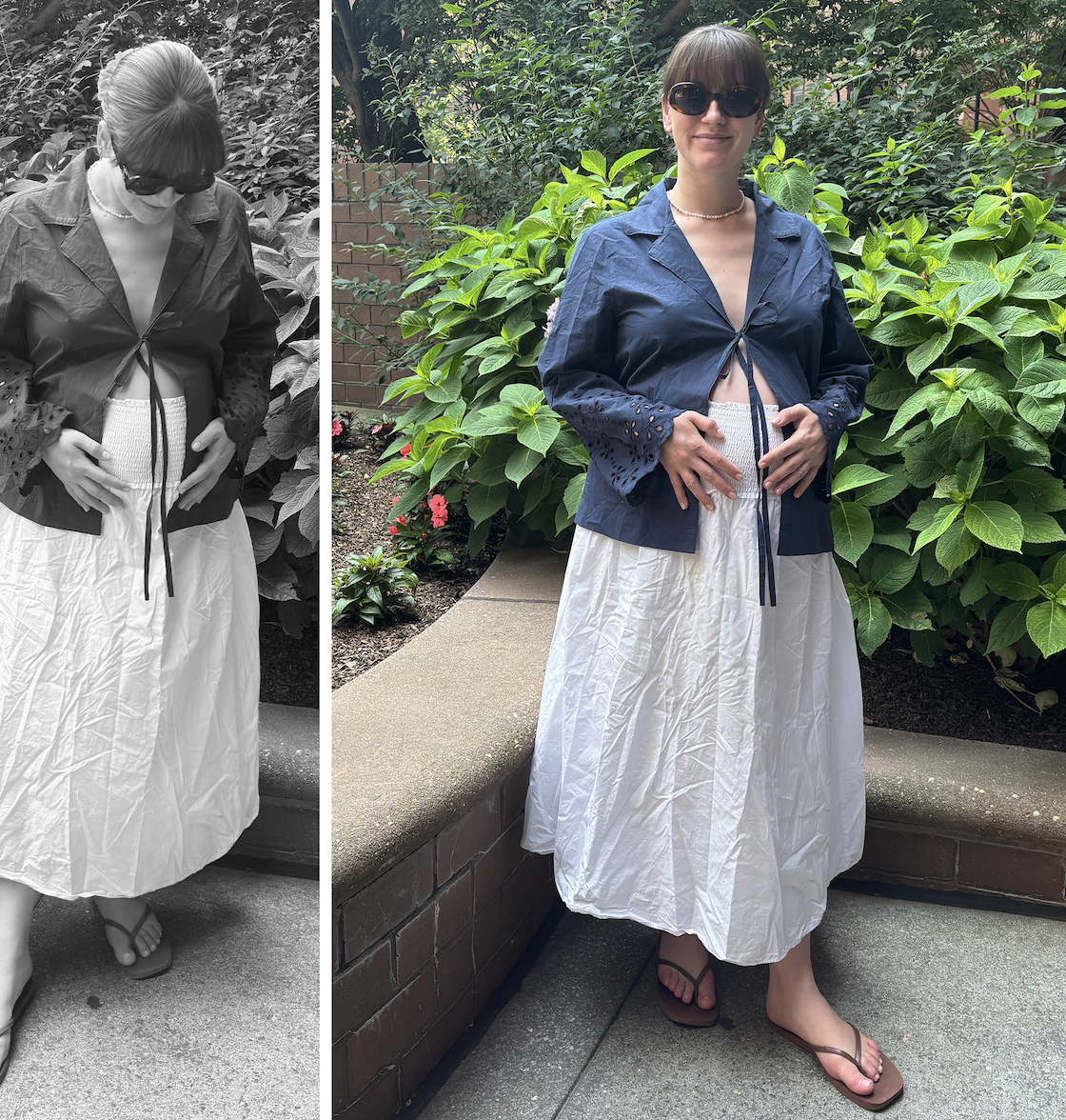 Halie LeSavage styled the flip-flops trend for The A-list Edit