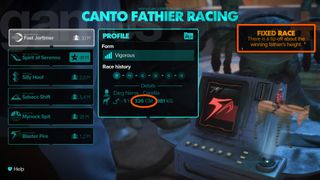 Betting on fixed Star Wars Outlaws fathier races