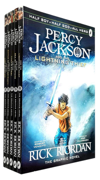 Percy Jackson Graphic Novels 1-5 Books Collection Set on Amazon for $79.99