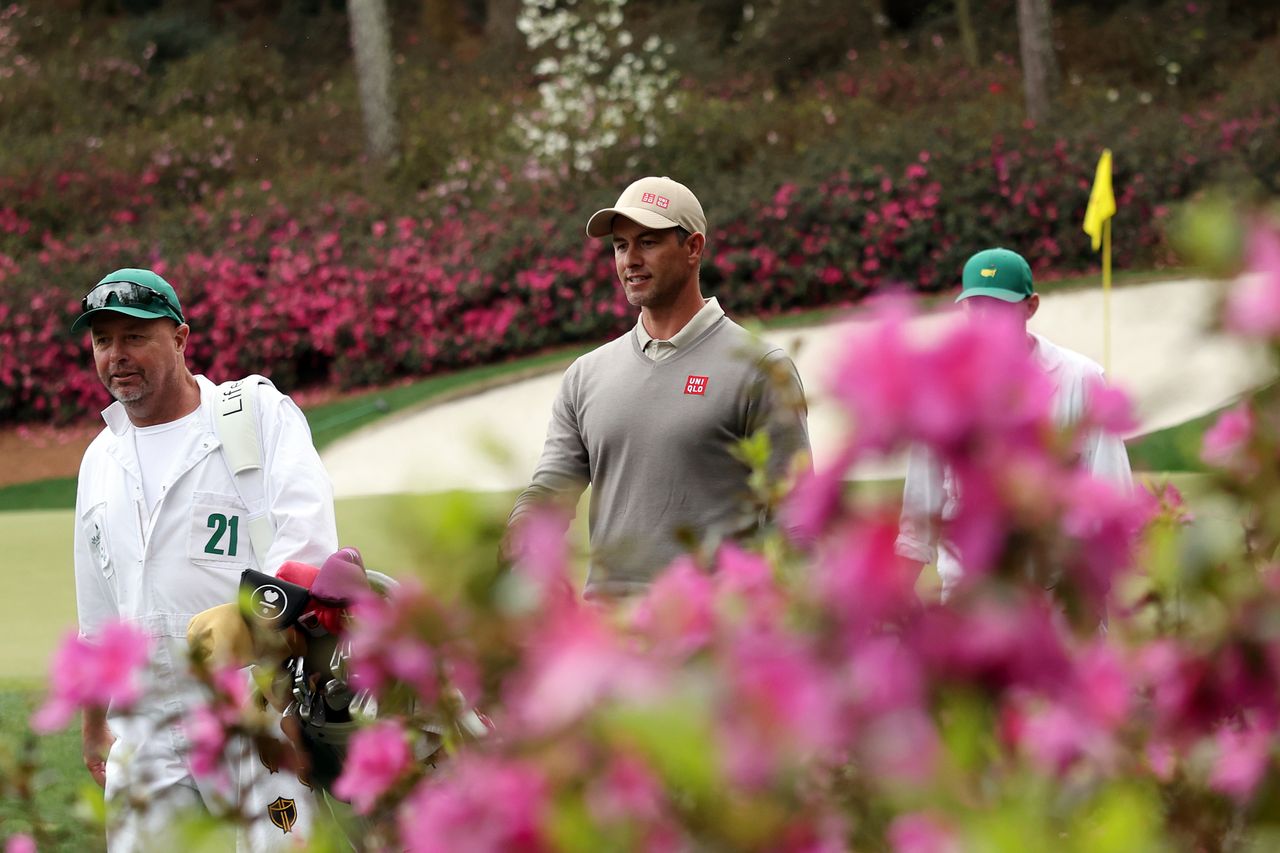 Adam Scott at the 2022 masters