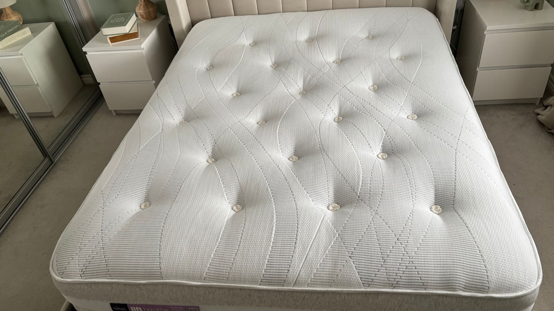 Silentnight LiftBreathe Mattress in Carly's bedroom