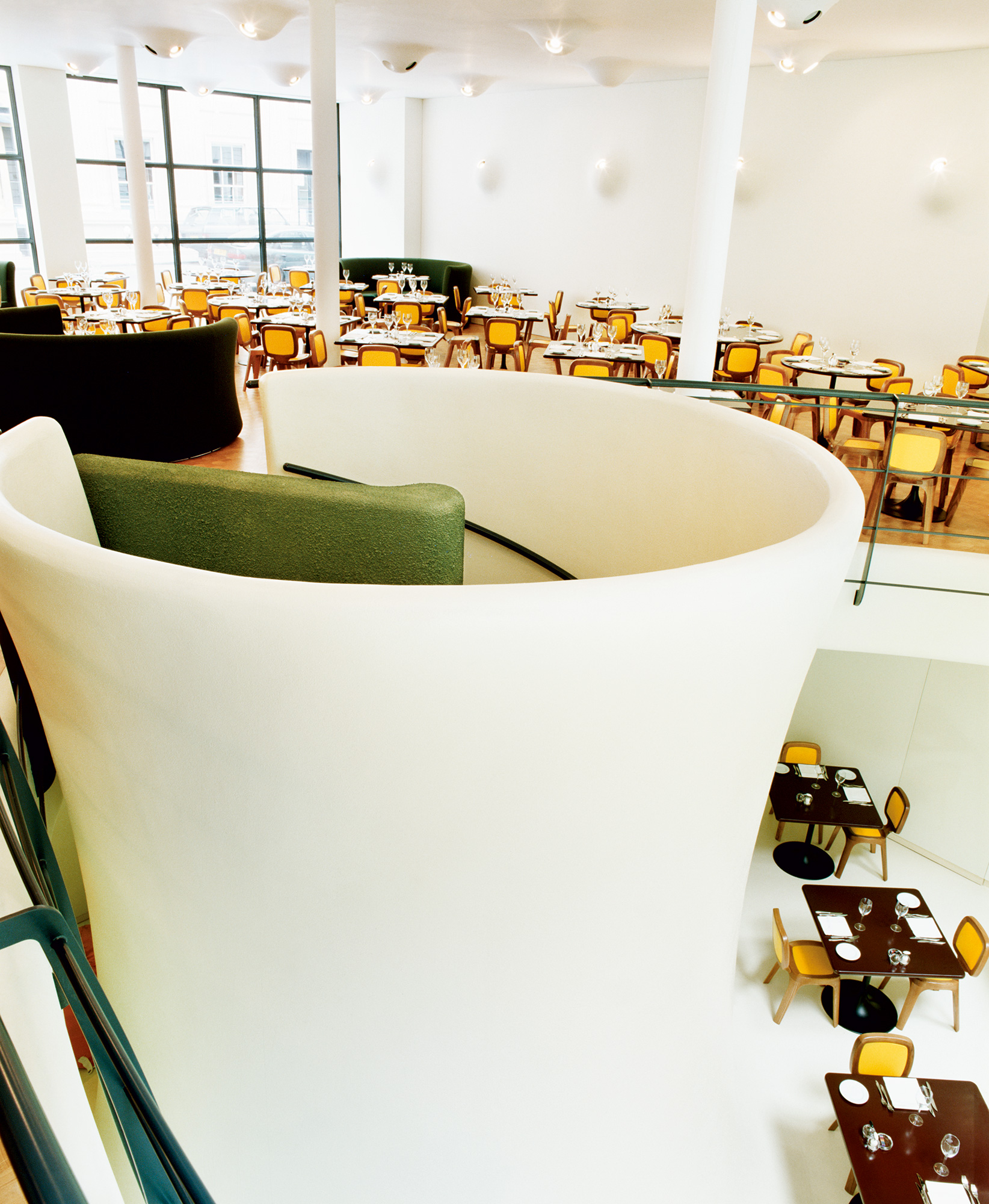 Interior of Coast restaurant