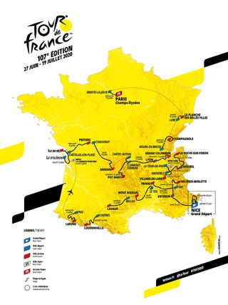 Tour De France Map 2020 Tour de France 2020 route revealed | Cyclingnews