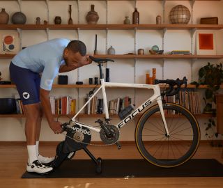 Using a direct drive turbo trainer means you won't wear out expensive road tyres