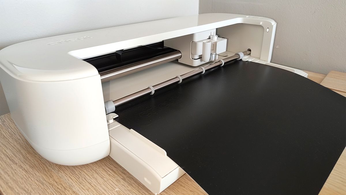 A digital crafting machine on a table