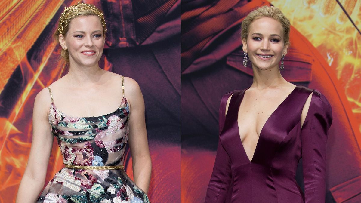 Elizabeth Banks and Jennifer Lawrence