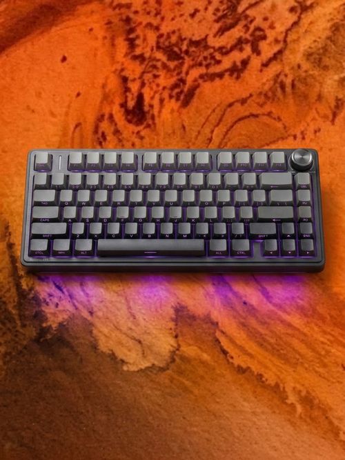 Aula F75 Pro Wireless Mechanical Keyboard,75% Hot Swappable Custom Keyboard With Knob,rgb Backlit,pre-Lubed Reaper Switches,side Printed Pbt Keycaps,2.4ghz/usb-C/bt5.0 Mechanical Gaming Keyboards