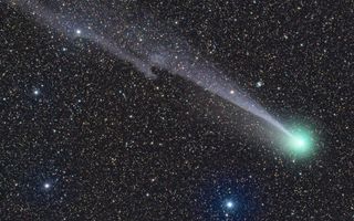 Wispy, Warped Tail of Comet Lovejoy