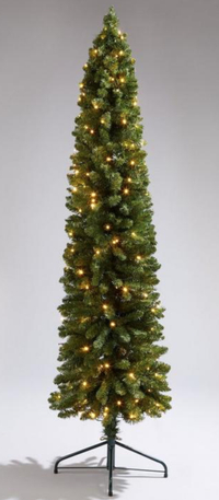 Pre-Lit Pencil Christmas Tree - 6ft - £44.99 (Was £59.99) | Very