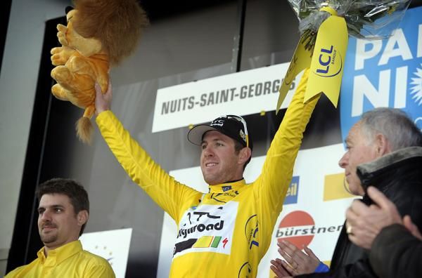 Goss was golden after winning the sprint on stage 3