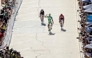 Peter Sagan wins stage 7 in Pasadena during the 2014 Tour of California