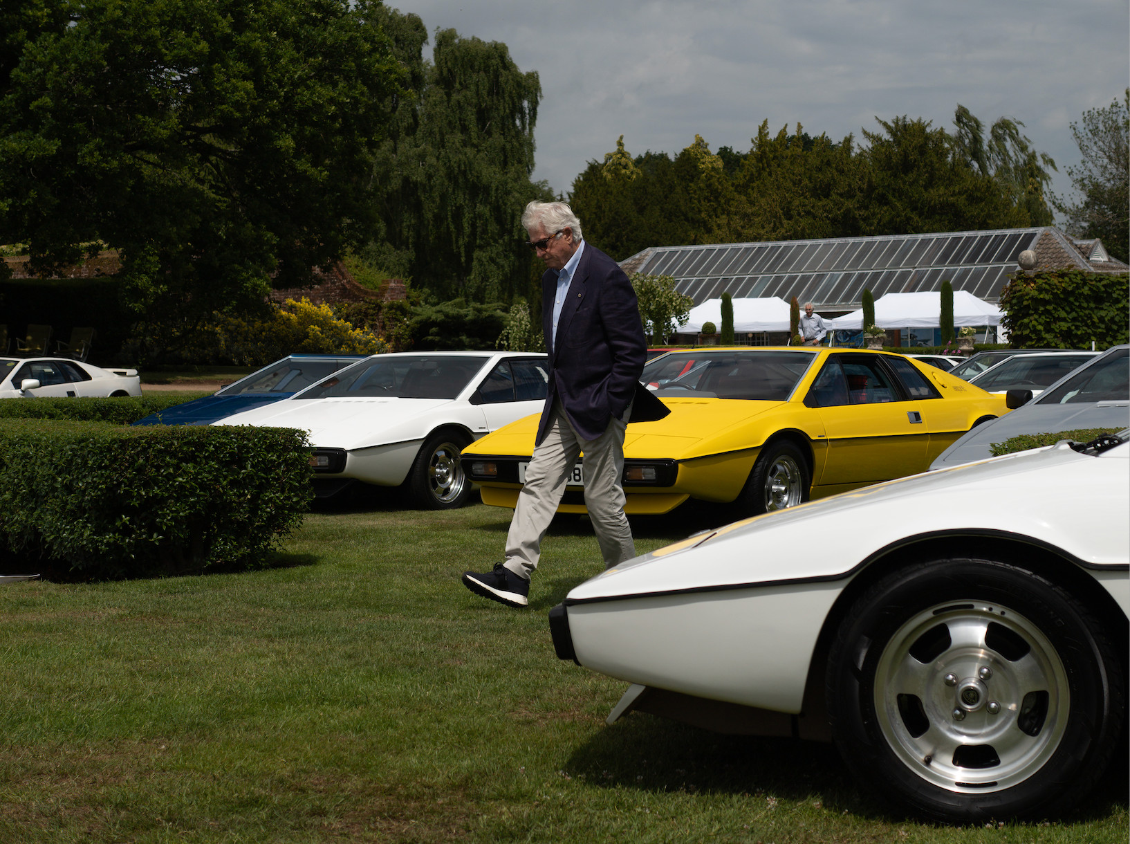 Giugiaro at the Lotus Esprit's 50th anniversary celebrations in Norfolk, 2025