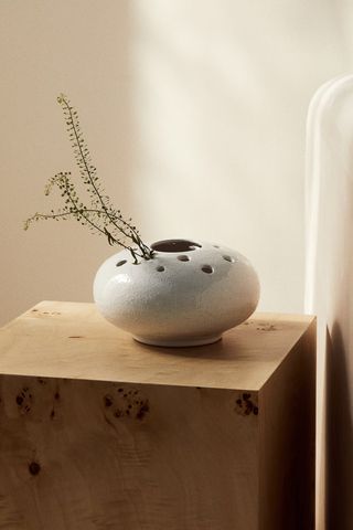 Ikebana Stoneware Vase