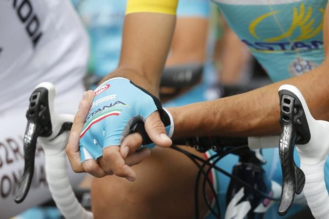 Nibali still wears the Italian champion's stripes