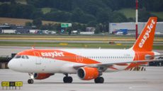EasyJet plane on the runway