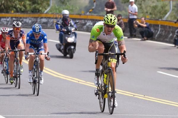 Lee Rodgers was happy to win the last intermediate sprint and therefore the points competition overall