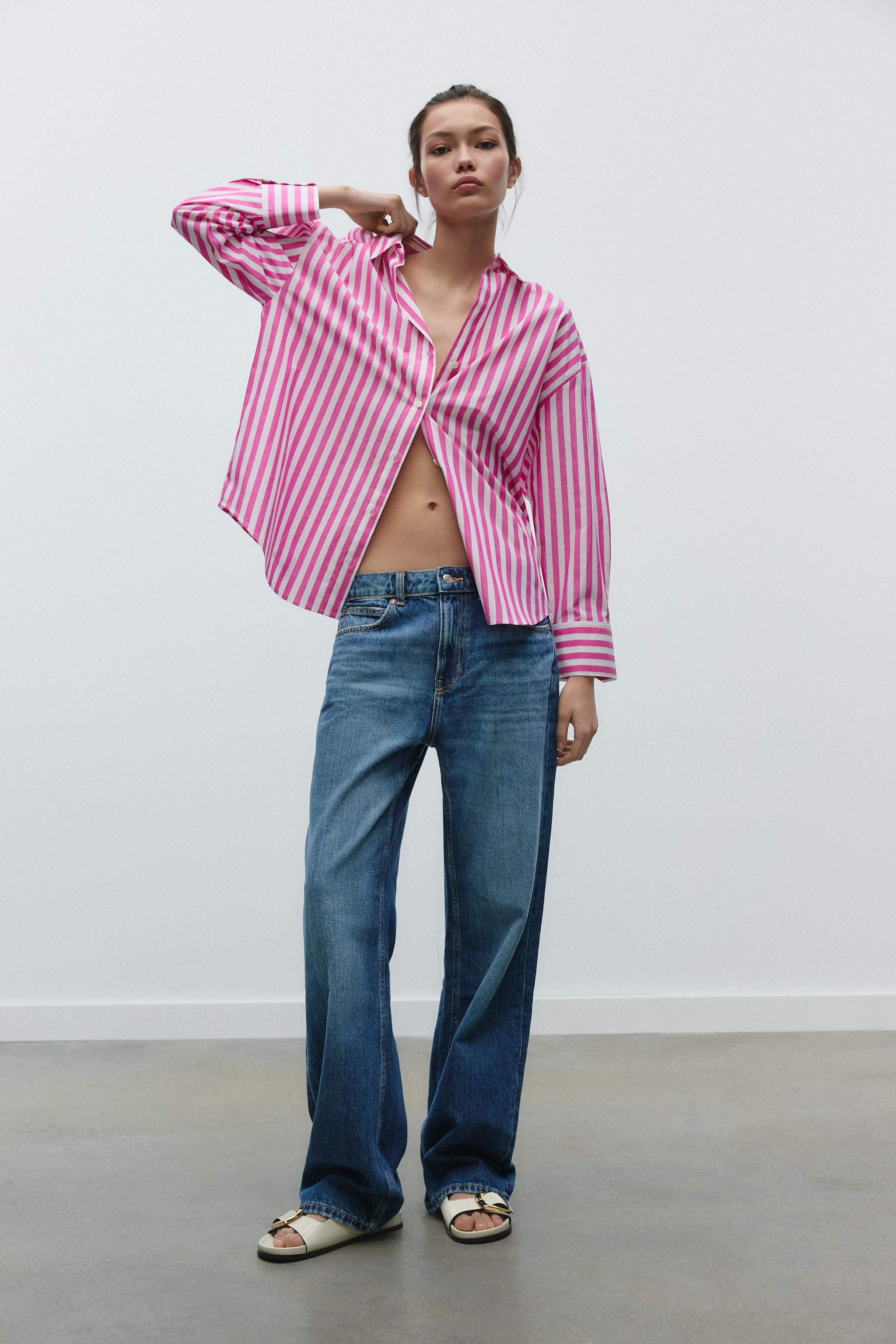 Striped Poplin Shirt