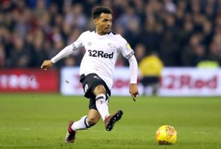 Derby’s Duane Holmes was the target of alleged racist abuse at Brentford