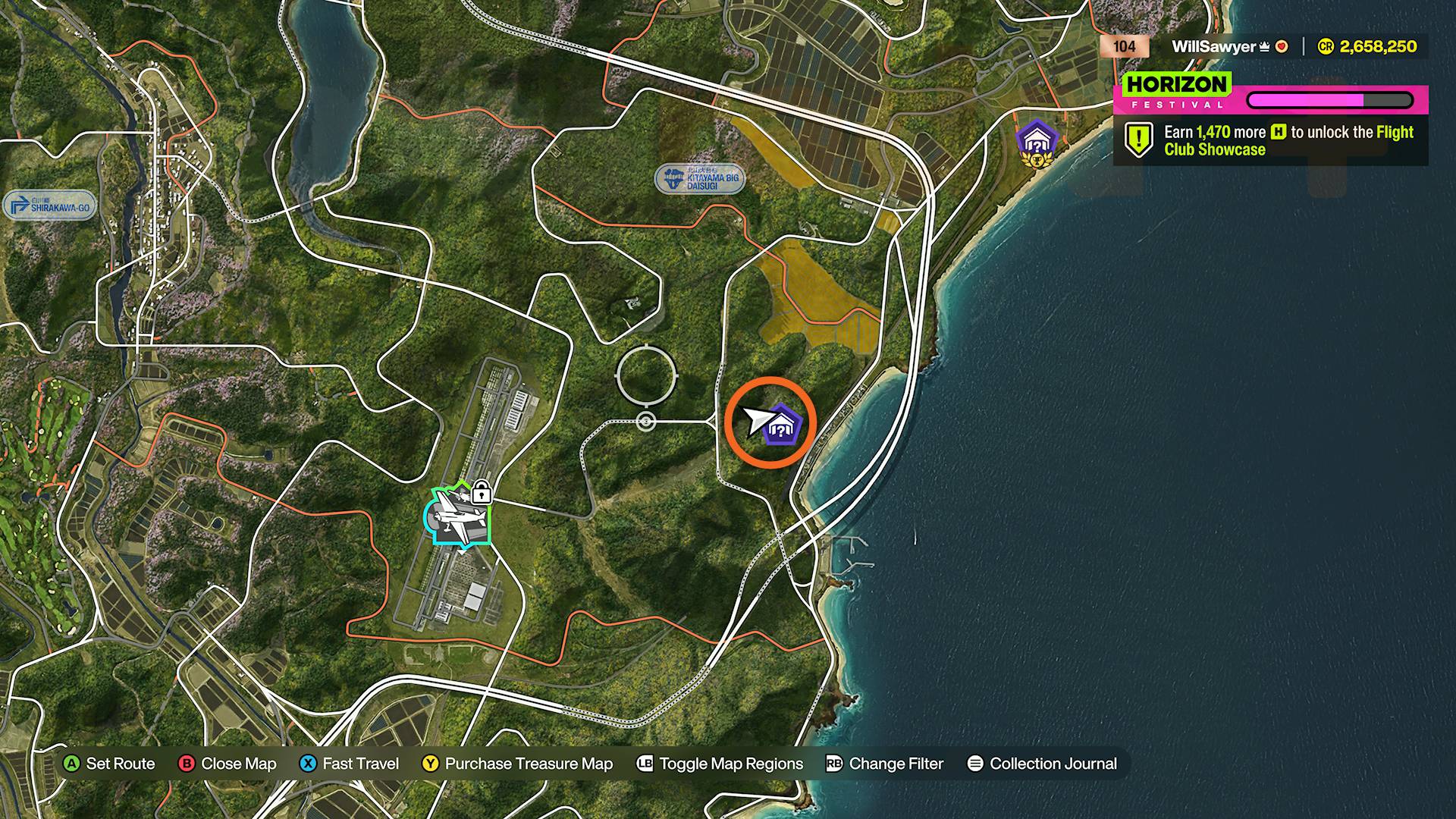Forza Horizon 6 barn finds map for Lamborghini Diablo SV