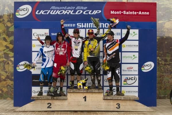 Brook Macdonald made the World Cup podium three times in 2011