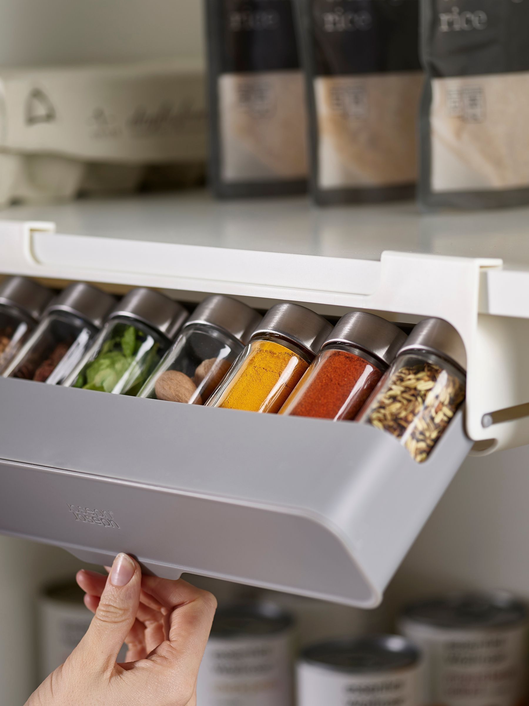 Joseph&amp;reg; Joseph Grey Cupboard Store Undershelf Spice Rack - Size One