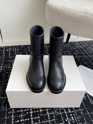 The Row Short Round Toe Boots 