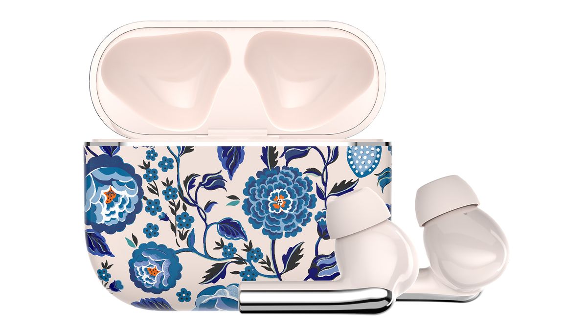 VQ Skylark Cath Kidston earbuds with strawberry fields pattern