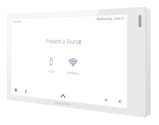 Crestron 70 Series wall-mount unit in white