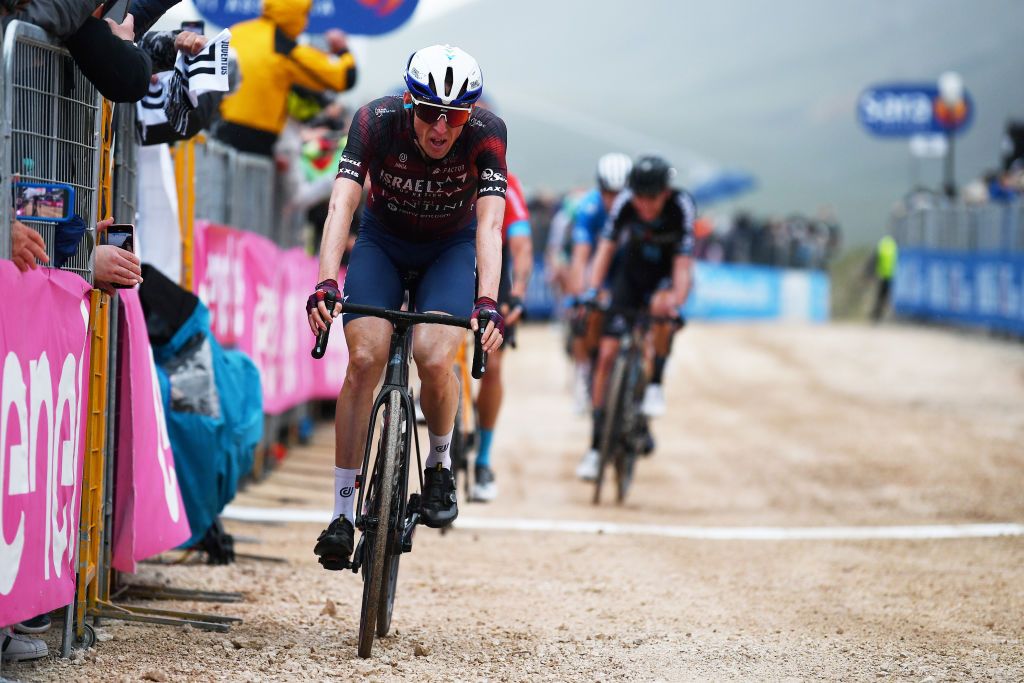 Dan Martin (Israel Start-Up Nation) at the finish of stage 9