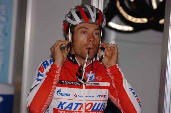 Oscar Freire in his new Katusha team kit