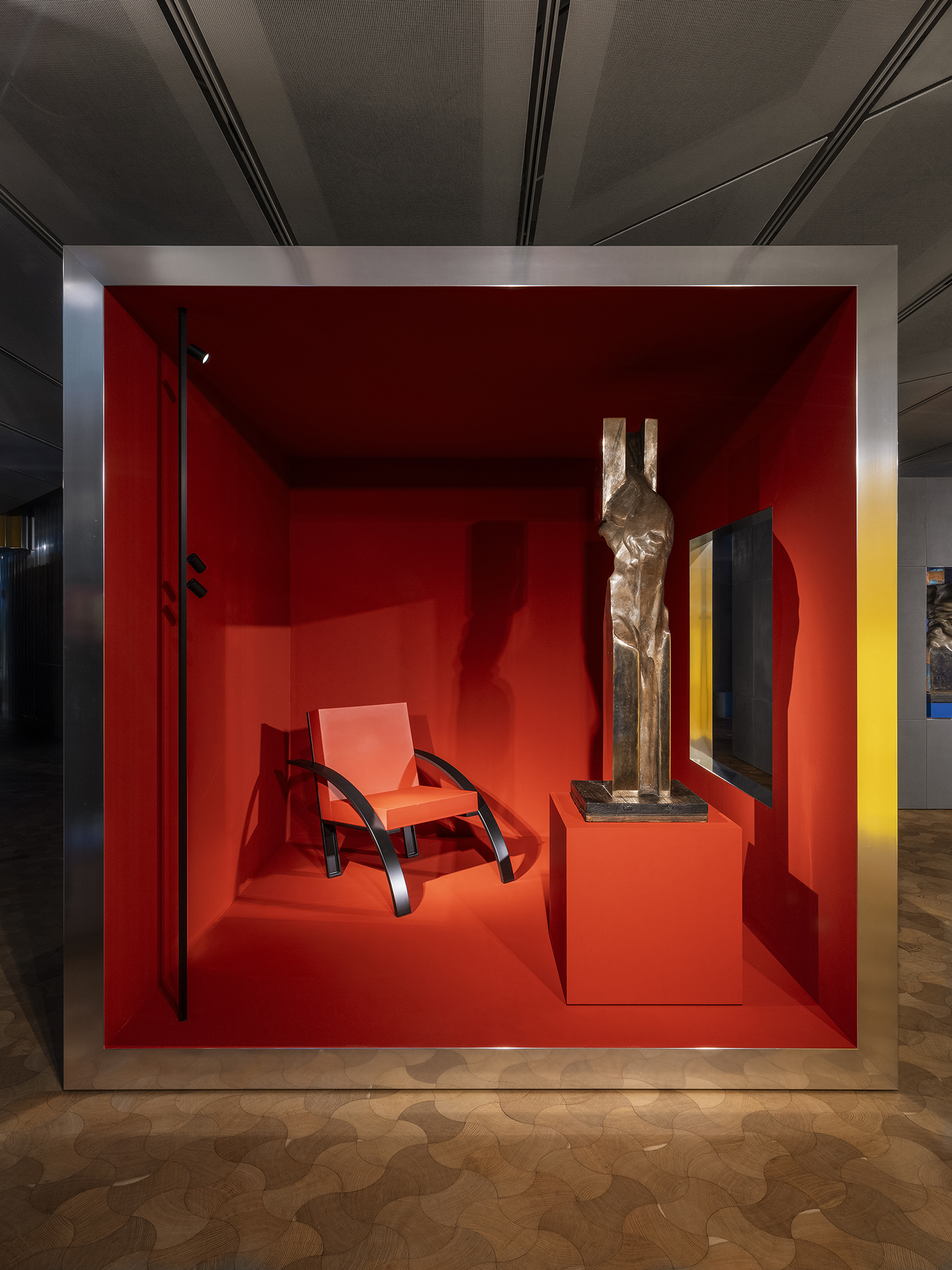 Milano Museo City: Unifor installation of La citt&amp;agrave; degli oggetti: Aldo Rossi e Francesco Somaini