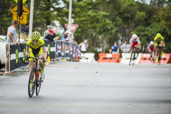Rebecca Heath (Bicycle Superstore) wins the final stage